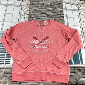 NWT Women’s Fundy Pink Graphic Apparel Sweatshirt (S) GC04